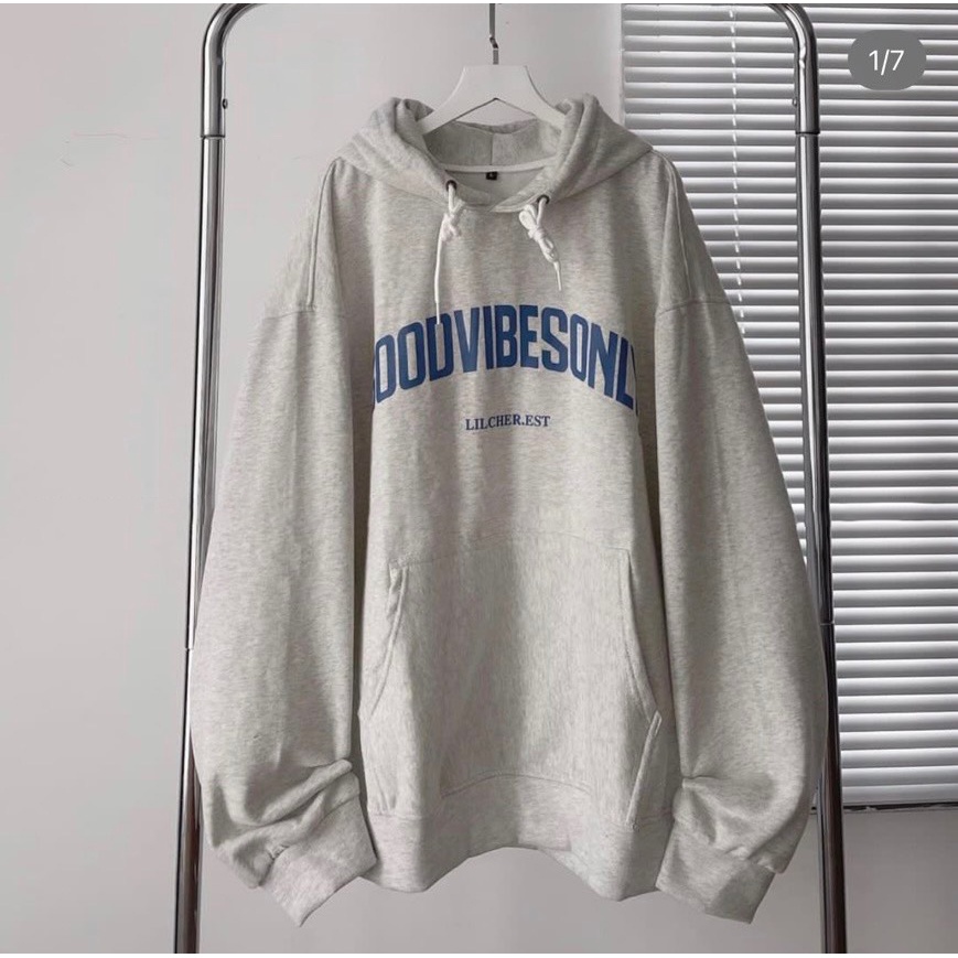 Áo HOODIE nỉ có mũ 2 lớp SAM CLO - Áo khoác chui tay dài thu đông nam nữ freesize form rộng unisex chữ HAPPY NOW PREMIUM