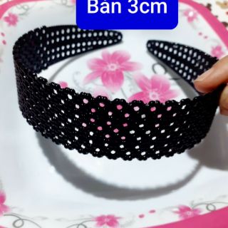 Bờm tóc lưới bản to 3 cm.