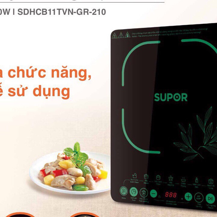 Bếp từ cảm ứng dành cho gia đình SUPOR SDHCB11TVN-GR-210