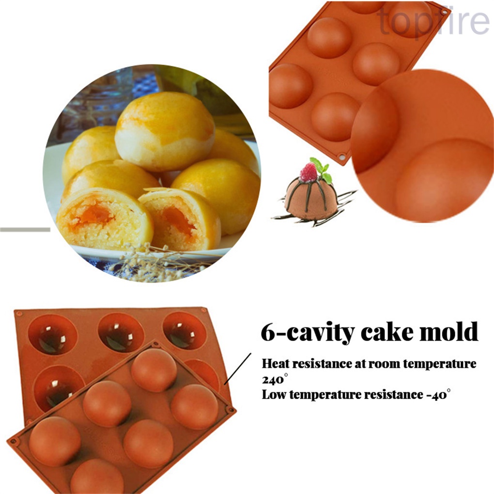 Khuôn silicone làm bánh hình bán nguyệt cách nhiệt chống dính DIY