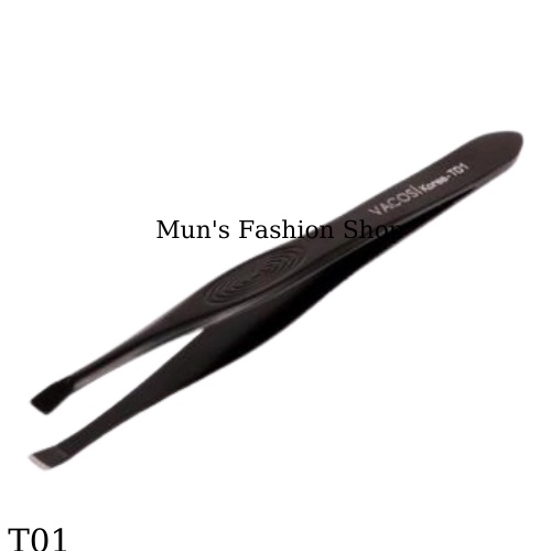 Nhíp nối mi Đầu Bằng Vacosi Flat Tweezers T01 - Vacosi T01