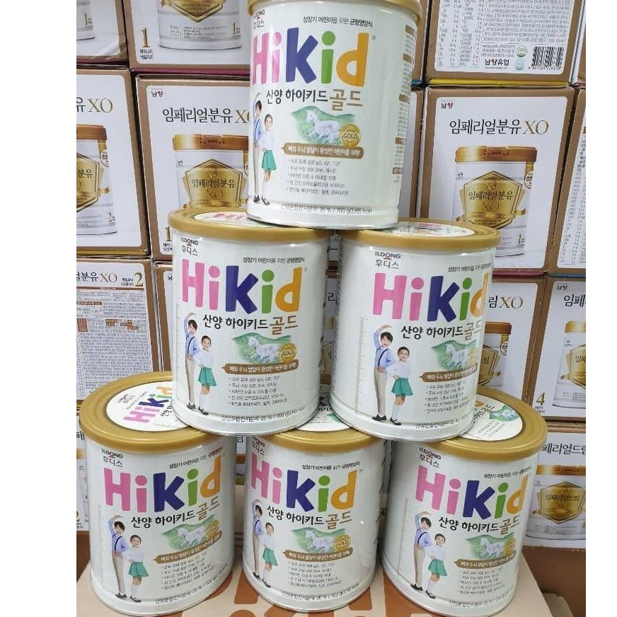 Sữa Hikid Dê Hàn Quốc hộp 650g phát triển chiều cao vượt trội  - Babystore