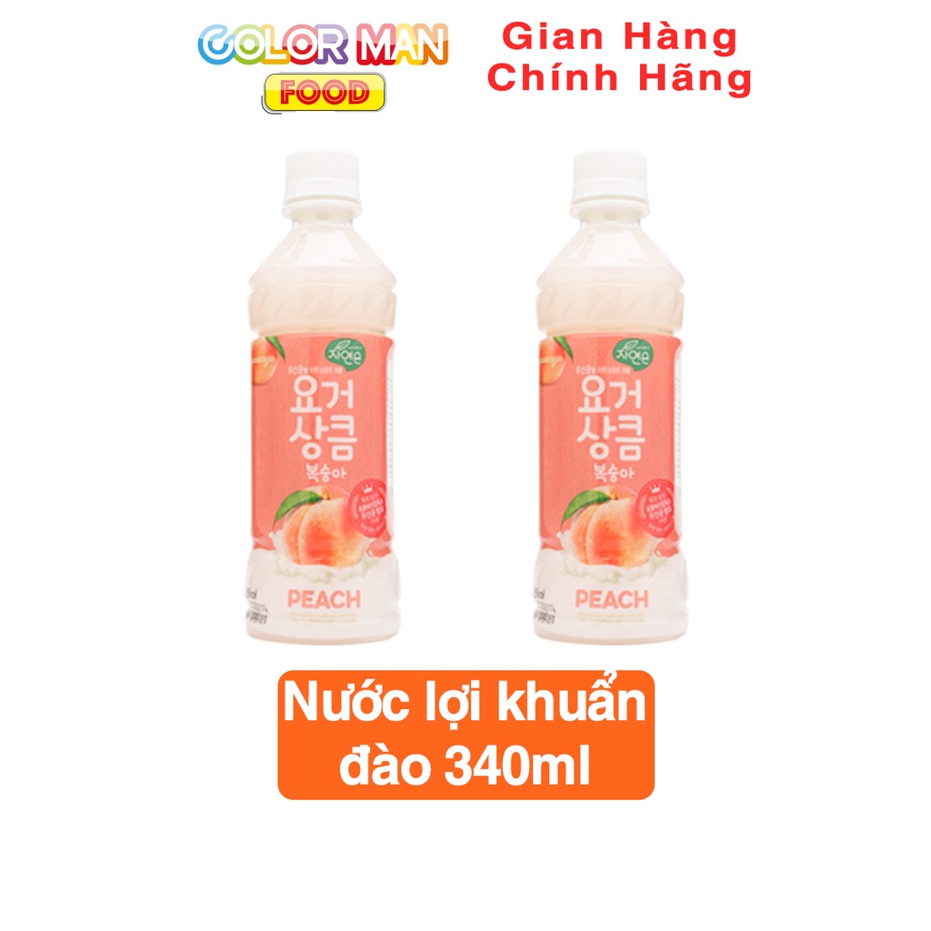 Nước lợi khuẩn đào 340ml
