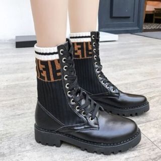 [Xả lỗ] Giày Boots Fennndi Nữ Cá Tính