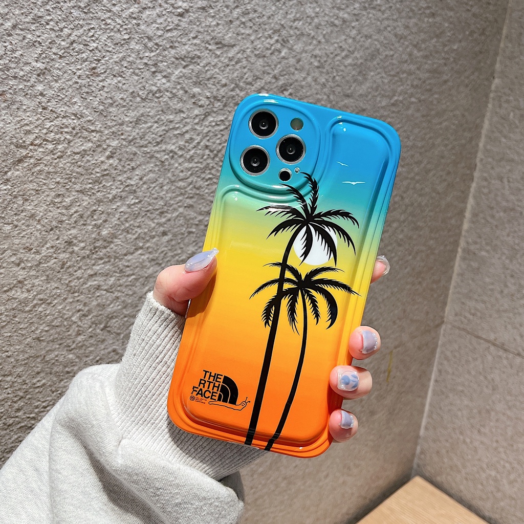 Ốp Điện Thoại TPU Dẻo Họa Tiết Phong Cảnh Biển Dễ Thương Chống Sốc Cho iPhone X XS MAX XR iPhone 12 13 11 pro MAX