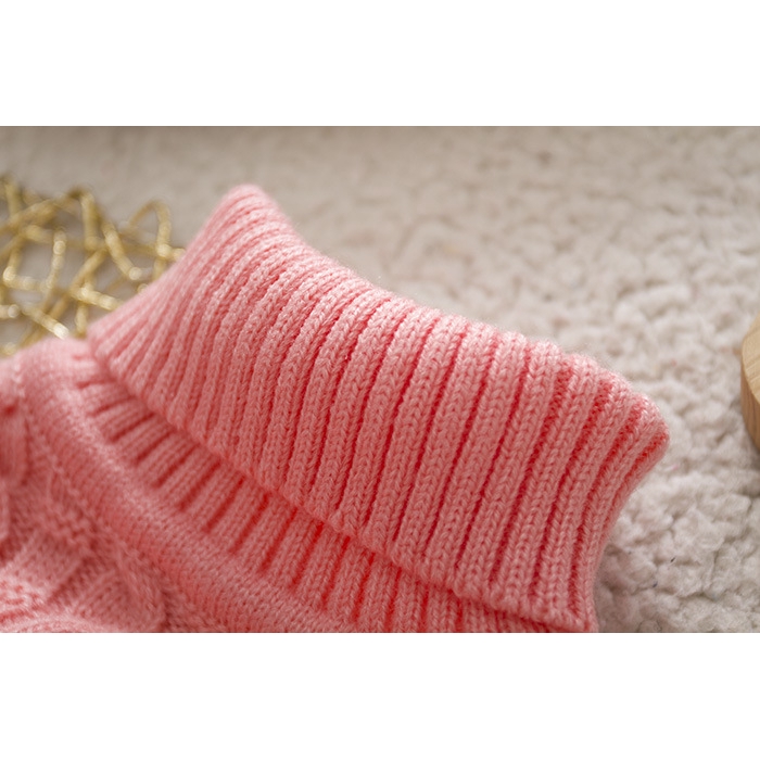 Áo Len Cổ Lọ Hình Gấu teddy Cho Bé Trai Và Bé Gái