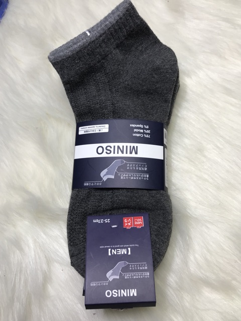 Combo 10 đôi tất xuất nhật Mi.niso MEN cổ thấp loại đẹp ( mã 006 )