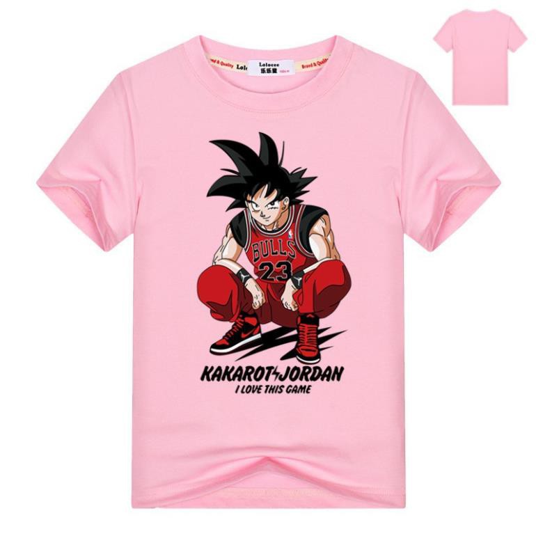 (SALE 60%)  Trẻ em mùa hè rồng bóng z goku In áo sơ mi nam tay ngắn Áo phông giản dị