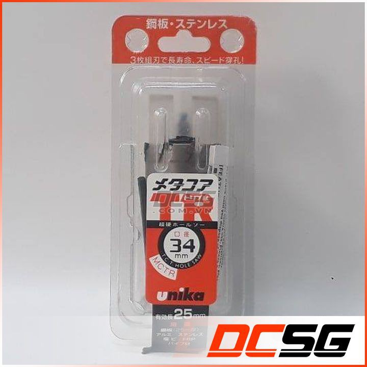 Mũi khoét hợp kim Unika MCTR-34 | DCSG