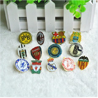 Huy hiệu cao cấp logo đội bóng Mu - RealMadrid - Chelsea - Barcalona - Arsenal - Liverpool