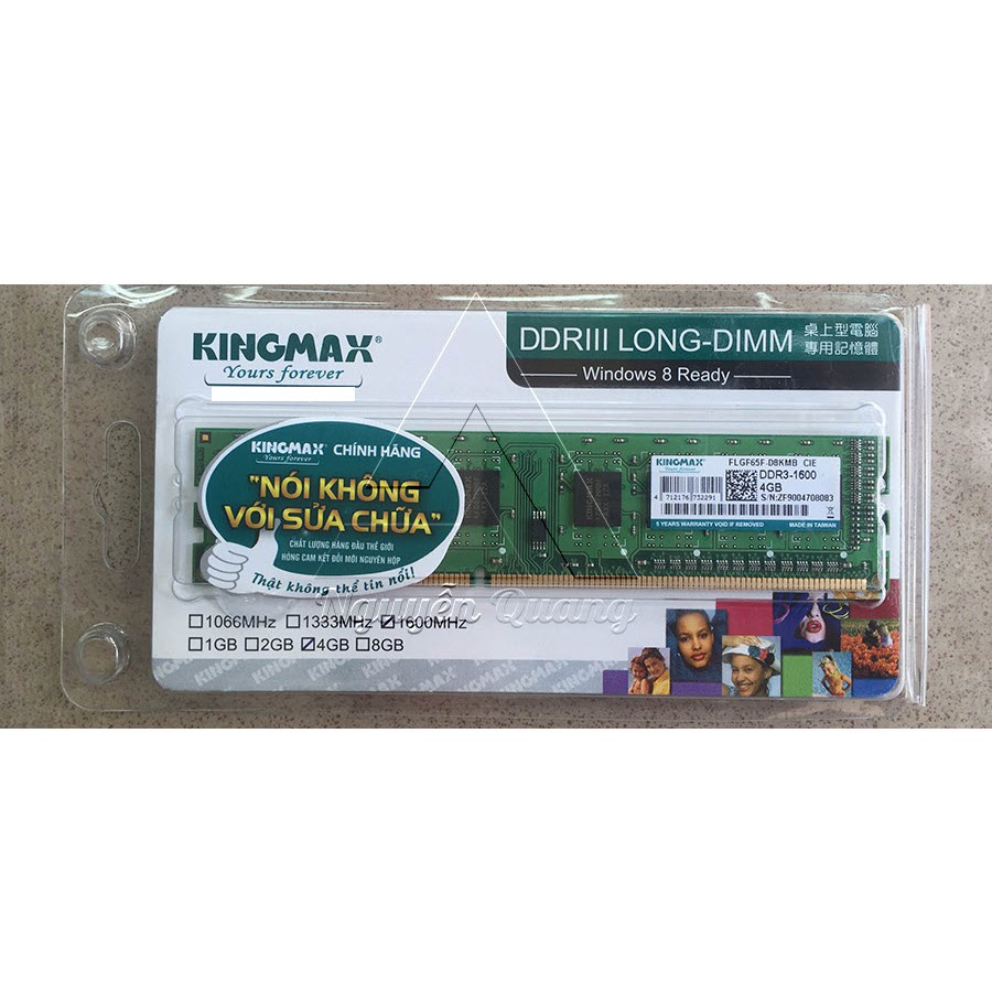 Ram laptop DDR3L 4G 1600 PC3L KINGMAX, RAM MÁY TÍNH