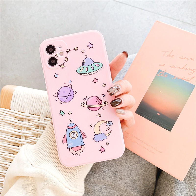 Ốp lưng iphone - Ốp iphone  Moon Star cạnh vuông BVC 5/5s/6/6plus/6s/6splus/7/7plus/8/8plus/x/xr/xs/11/12/pro/max/plus/p