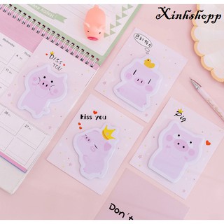 Giấy nhớ heo hồng