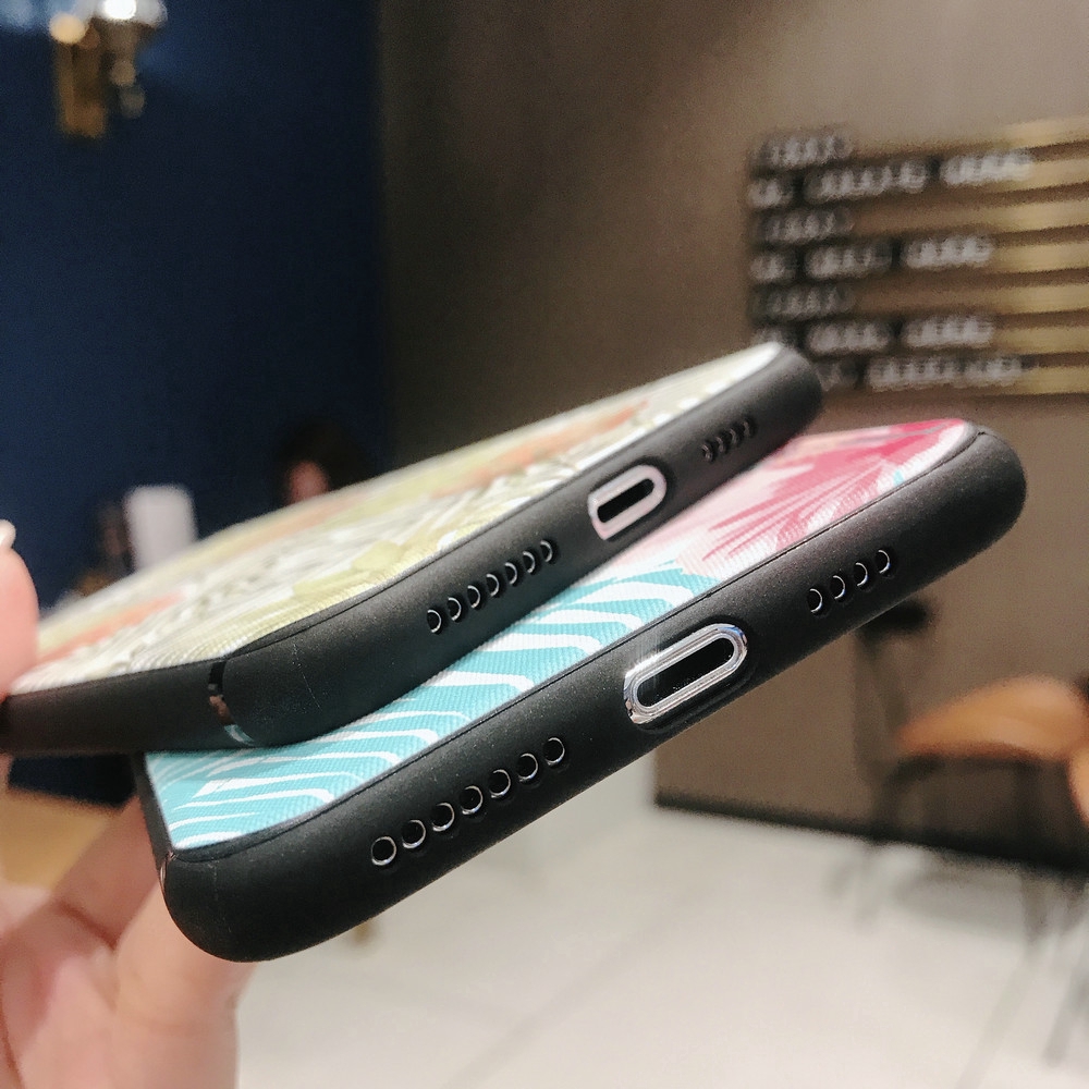 Ốp điện thoại nhựa mềm in hình hoa lá/quả dứa thanh lịch cho Samsung Galaxy A51 A71 S20 Ultra A50 M20 A7 S10 S10e S10+ S8 S9 Plus | BigBuy360 - bigbuy360.vn