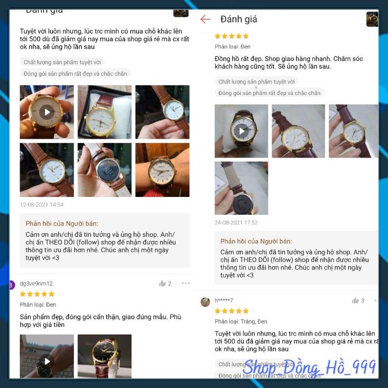 Đồng Hồ Nam dây da thời trang Cao Cấp 𝐎𝐋𝐄𝐕𝐒