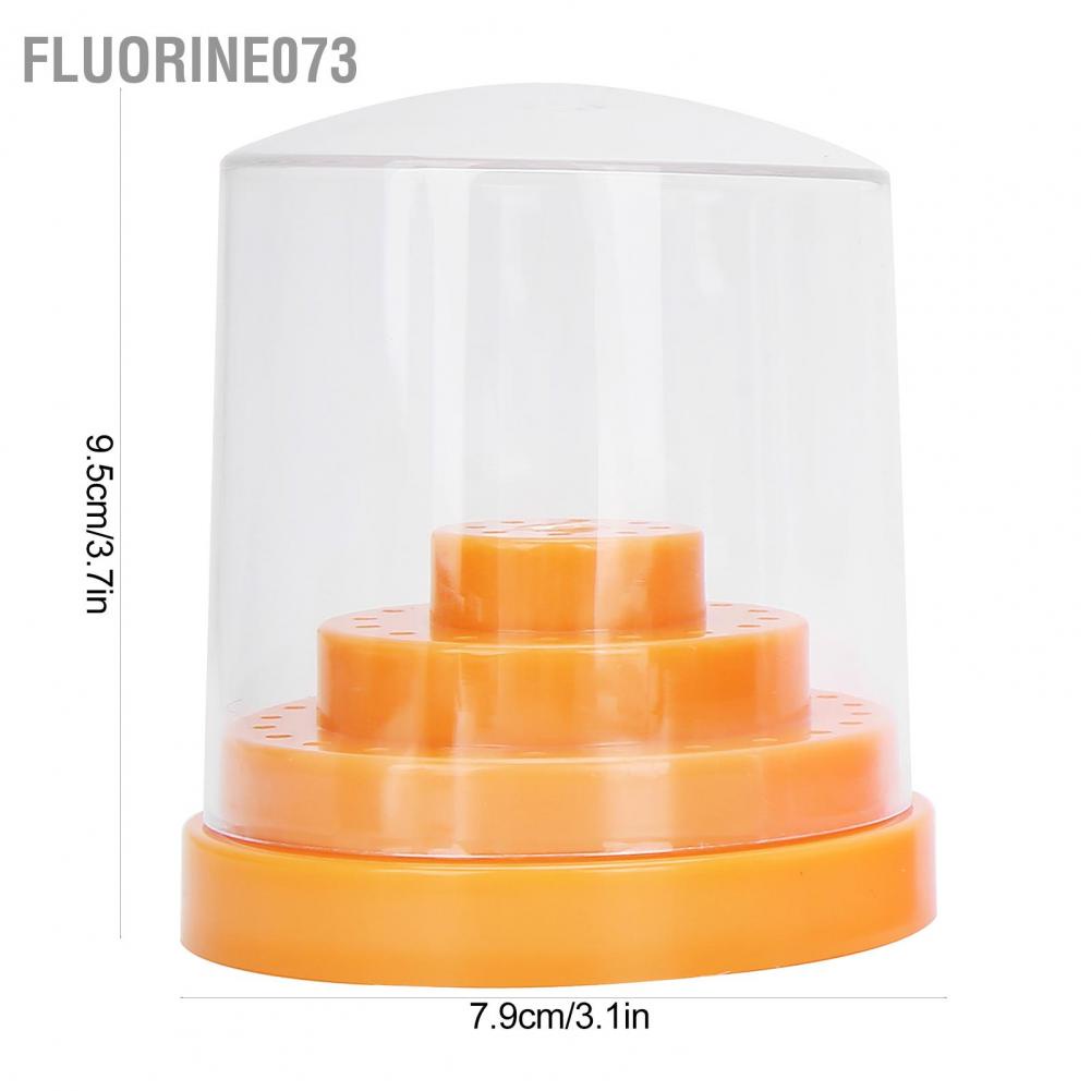 [Hàng mới về] Set 4 hộp 48 lỗ chứa giữ đầu mài mũi khoan móng tay