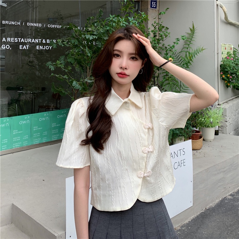 NRVP Áo Sơ Mi Dài Tay Dáng Rộng Thời Trang Hàn Quốc 2022 Dành Cho Nữ
