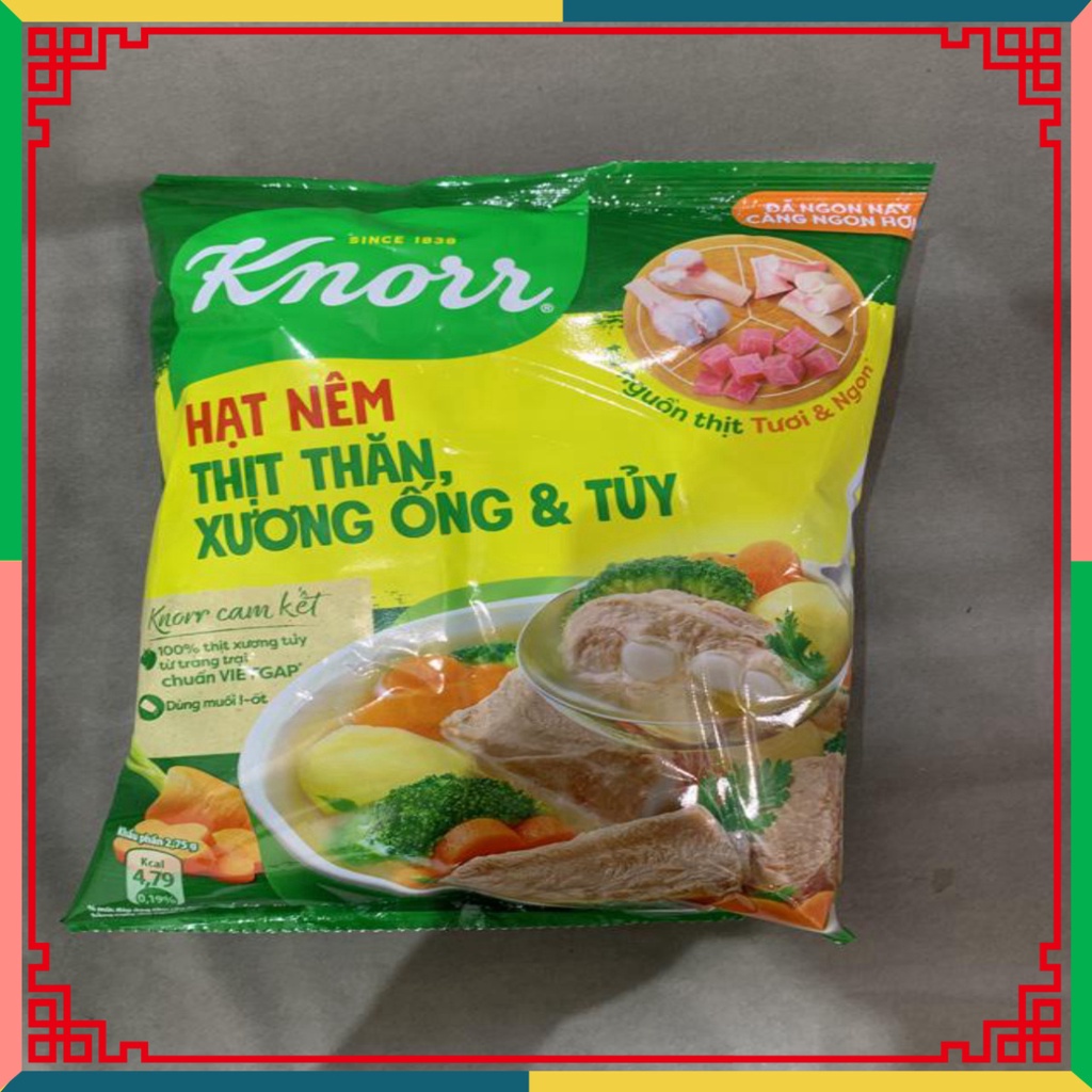 Hạt Nêm Knorr Thịt Thăn, phần xương ống và Tủy cải thiện Vitamin A 400G