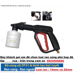 súng rửa xe và bình bọt - súng rữa xe - bình bọt
