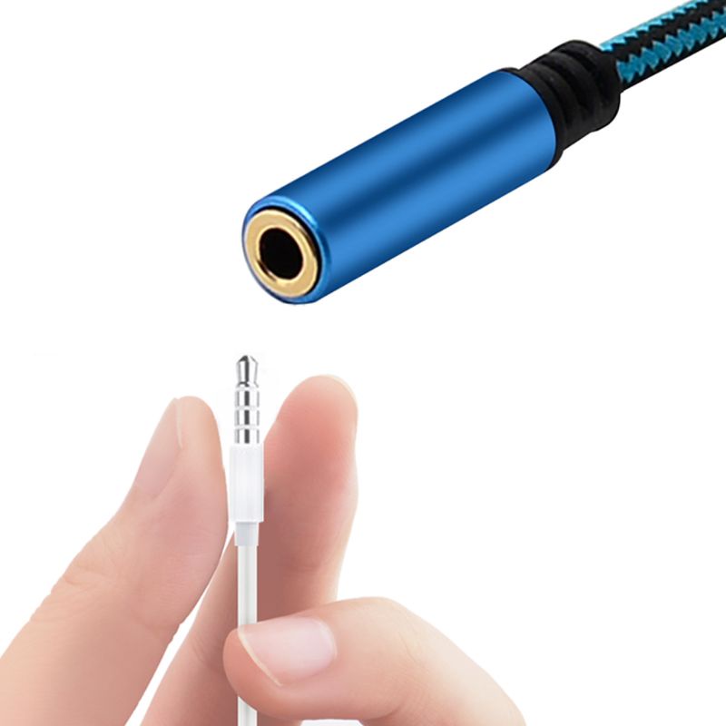 Cáp Chuyển Đổi Cổng Usb Sang Cổng Aux 3.5MM Dài 0.2m / 1m Với Giắc Cắm Tai Nghe 3.5MM Chuyên Dụng Cho Apple