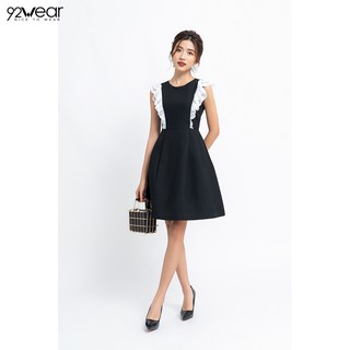 Đầm váy nữ đi tiệc thiết kế sát nách bèo cổ ngực dew0786 92wear