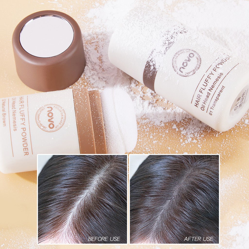 ♕Phấn Phủ Cải Thiện Đường Chân Tóc Cải Thiện Đường Chân Tóc Hiệu NOVO Số5356