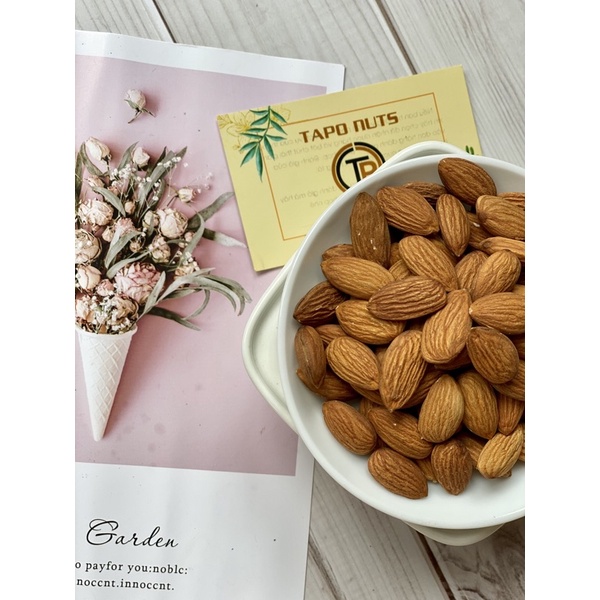 Hạnh Nhân Lõi TaPo Nuts 100g - Hàng chuẩn Mỹ, rang mộc, sống