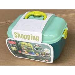 Đồ chơi hướng nghiệp: bán hàng siêu thị dạng vali kéo VBC-17Q06