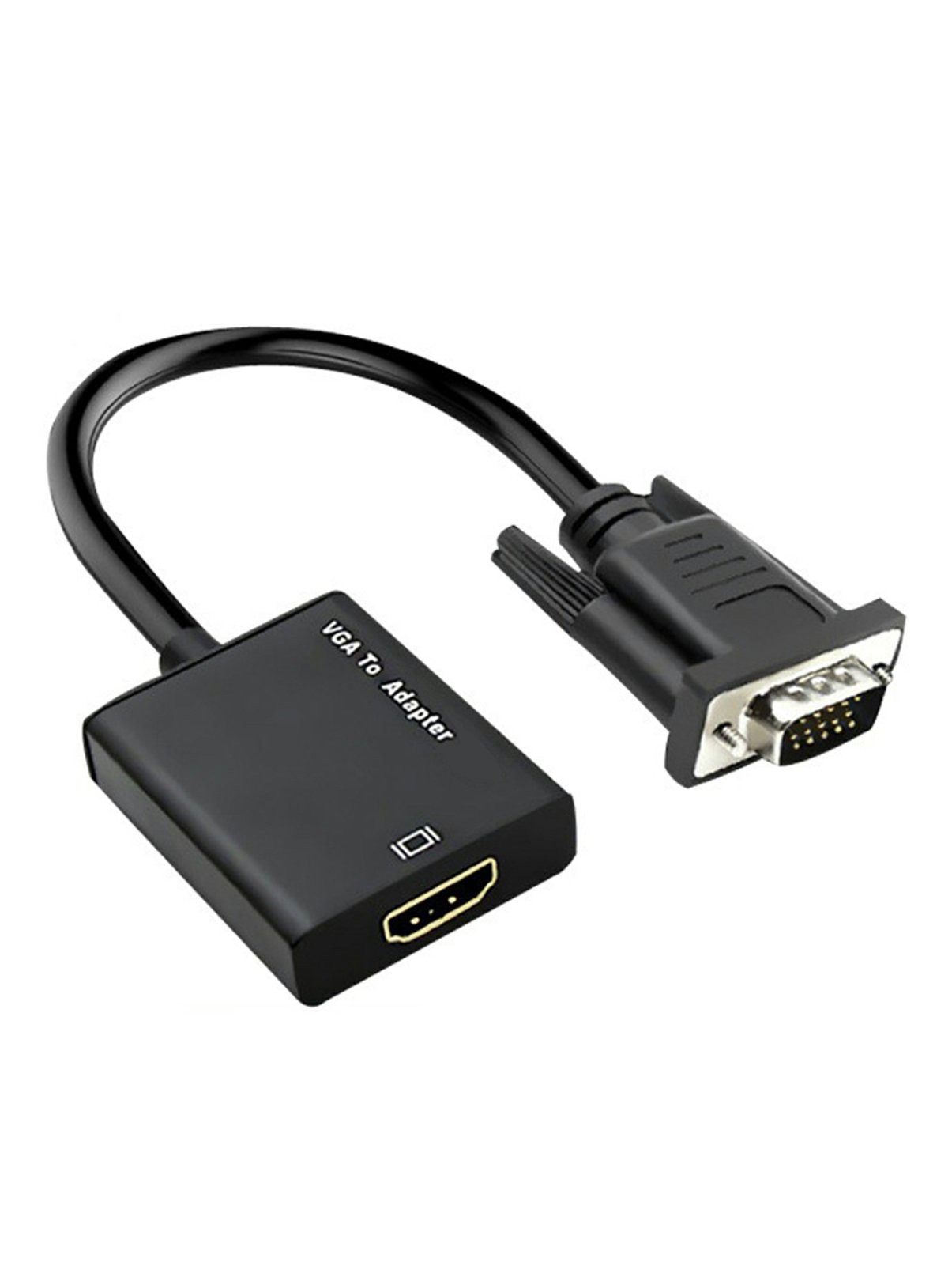 Bộ Chuyển Đổi Vga Sang Hdmi Với Âm Thanh 1080p Cho Máy Chiếu Laptop