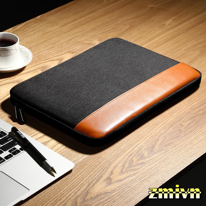 Túi Chống Sốc, chống nước đựng Laptop / Macbook vải Kaki cao cấp