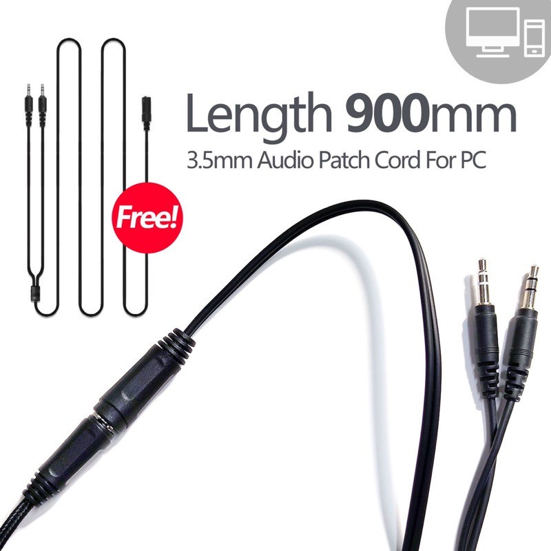 Tai nghe chụp tai Plextone G800 dây dù chống rối, Siêu nhẹ có mic rời, tương thích máy tính, điện thoại -dc4580