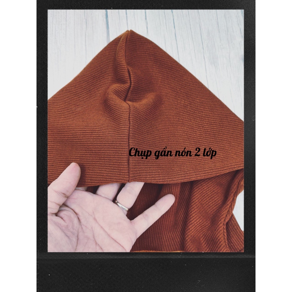Áo Khóac Thun Len Gân Nữ Dày Dặn Có Túi Trong - MN FASHION