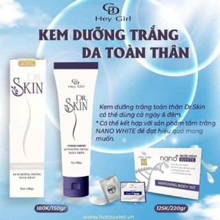 Body phân tử nước kem dưỡng trắng da chống nắng body dr skin