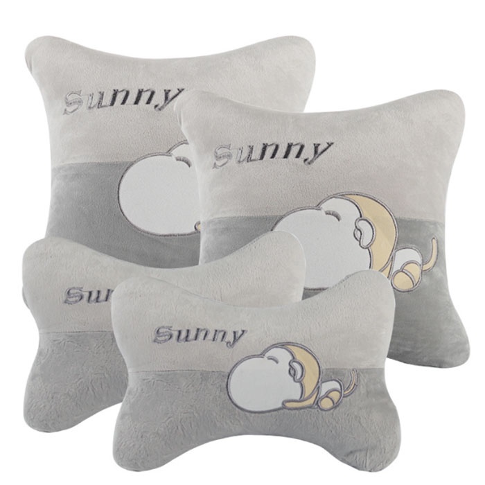 Gối tựa đầu ô tô gối tựa lưng ô tô trang trí xe hơi cao cấp hình Doraemon hoạt hình dễ thương TOO-STORE