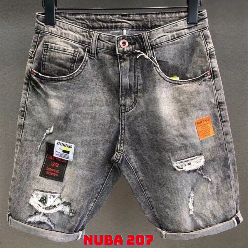 Quần short jean nam cao cấp chất vải bò,màu xám đẹp giá rẻ AT 207 | BigBuy360 - bigbuy360.vn