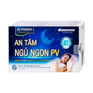 An Tâm Ngủ Ngon PV - Giúp an thần, giảm căng thẳng, mất ngủ - hộp 50 viên