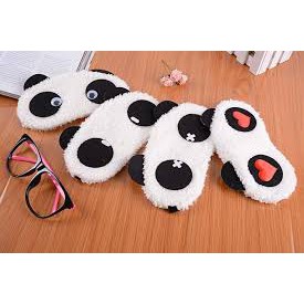 Tấm Bịt Mắt Ngủ Hình Gấu Panda [ Mẫu giao ngẫu nhiên Rất nhiều mẫu ] P010