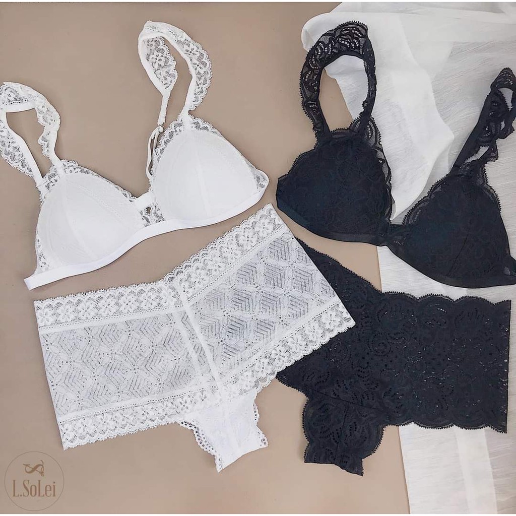 ] 🌺 FREESHIP🌺 Bộ đồ lót nữ cánh tiên mix quần body short không gọng có mút | BigBuy360 - bigbuy360.vn