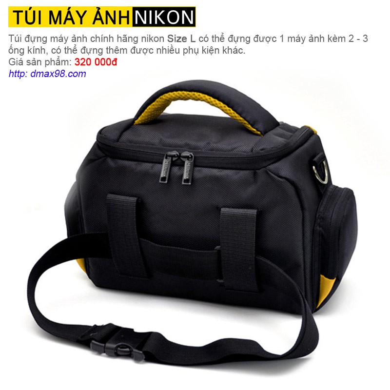 Túi máy ảnh Nikon size L chính hãng giá tốt tại dmax98.com