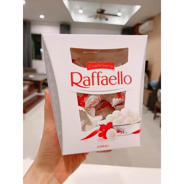 Kẹo Sô cô la ⚡ SIÊU NGON ⚡ Kẹo socola bọc dừa Raffaello 230g nhân hạt điều ngon ngất ngây- hàng nội địa Đức
