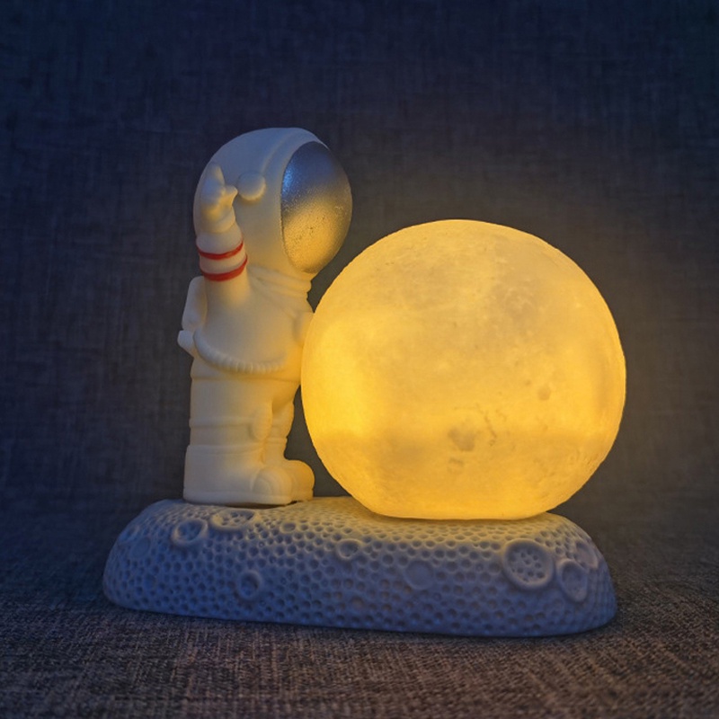 Đèn ngủ để bàn hình mặt trăng hoạt hình dễ thương