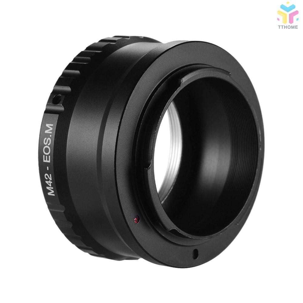 T&T M42-EOS M Lens Mount Adapter Ring for M42 Lens to Canon EOS M Series Cameras for Canon EOS M M2 M3 M5 M6 M10 M50 M10