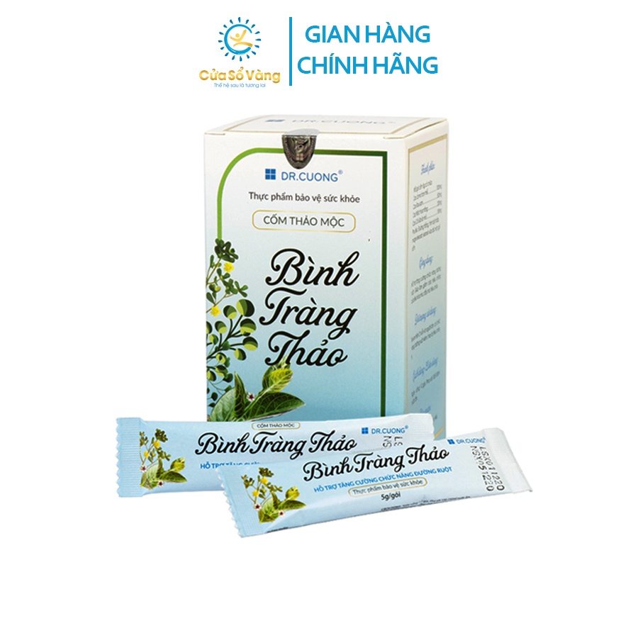 Bình Tràng Thảo Cửa Sổ Vàng Official – Tăng Cường Chức Năng Đường Ruột & Hỗ Trợ Tiêu Hóa 20 gói / hộp