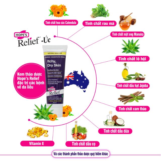 KEM THẢO DƯỢC HOPE'S RELIEF