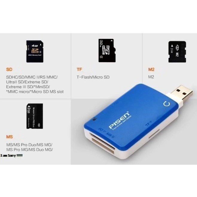 Đầu đọc thẻ nhớ SD, Micro SD - Chính Hãng PlSEN