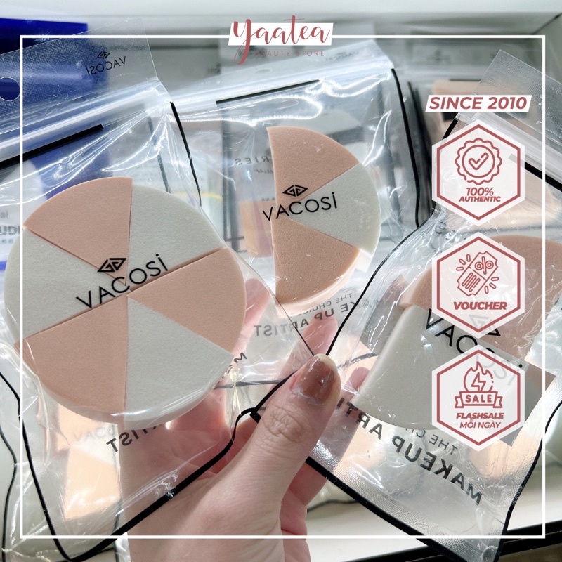 Bông Phấn Trang Điểm Vacosi
