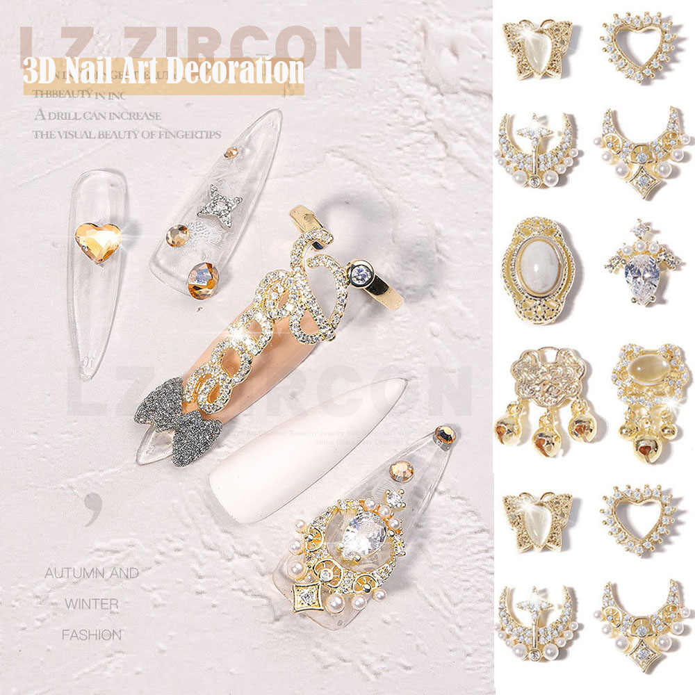 [Hàng mới về] Hạt phụ kiện 3D trang trí móng tay tiện dụng