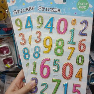 Sticker Chữ cái/Chữ số