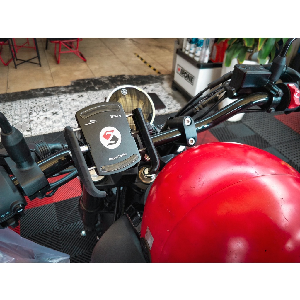 Giá Đỡ Điện Thoại Cực Êm, Không Rung Cho Mô tô, Xe Máy