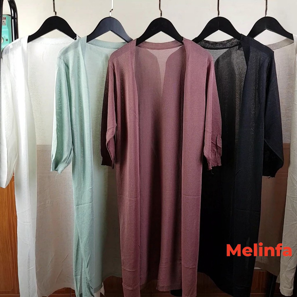 Áo len cardigan dáng dài nữ, áo khoác len mỏng nữ sẻ tà phong cách thanh lịch trẻ trung mã VAA0225